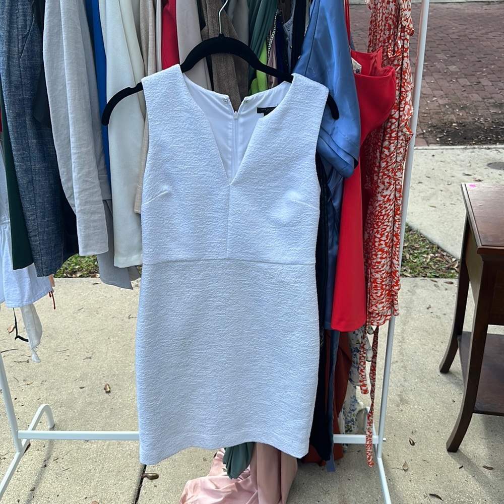 White Ann Taylor dress